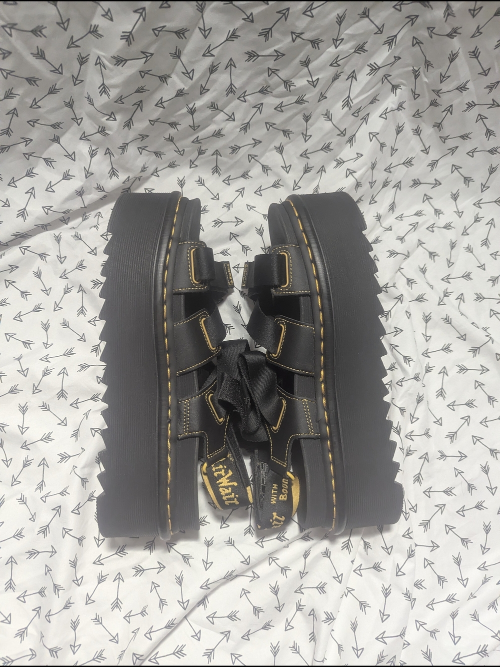 Dr. Martens Kimber Hydro Platform Black Sandals - Picture 9 of 11